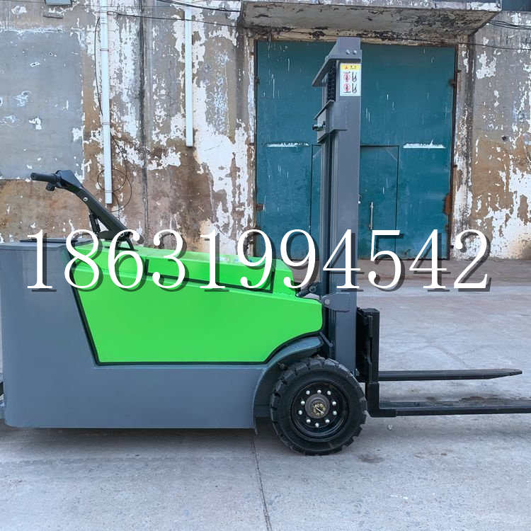 定安县小型电动叉车1吨2吨步行站驾式电瓶堆高充电装卸车液压升降车铲车